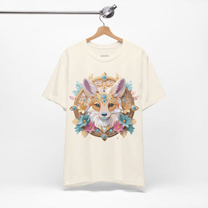 Natural Cotton Tee Shirt - Medallion Collection Printify