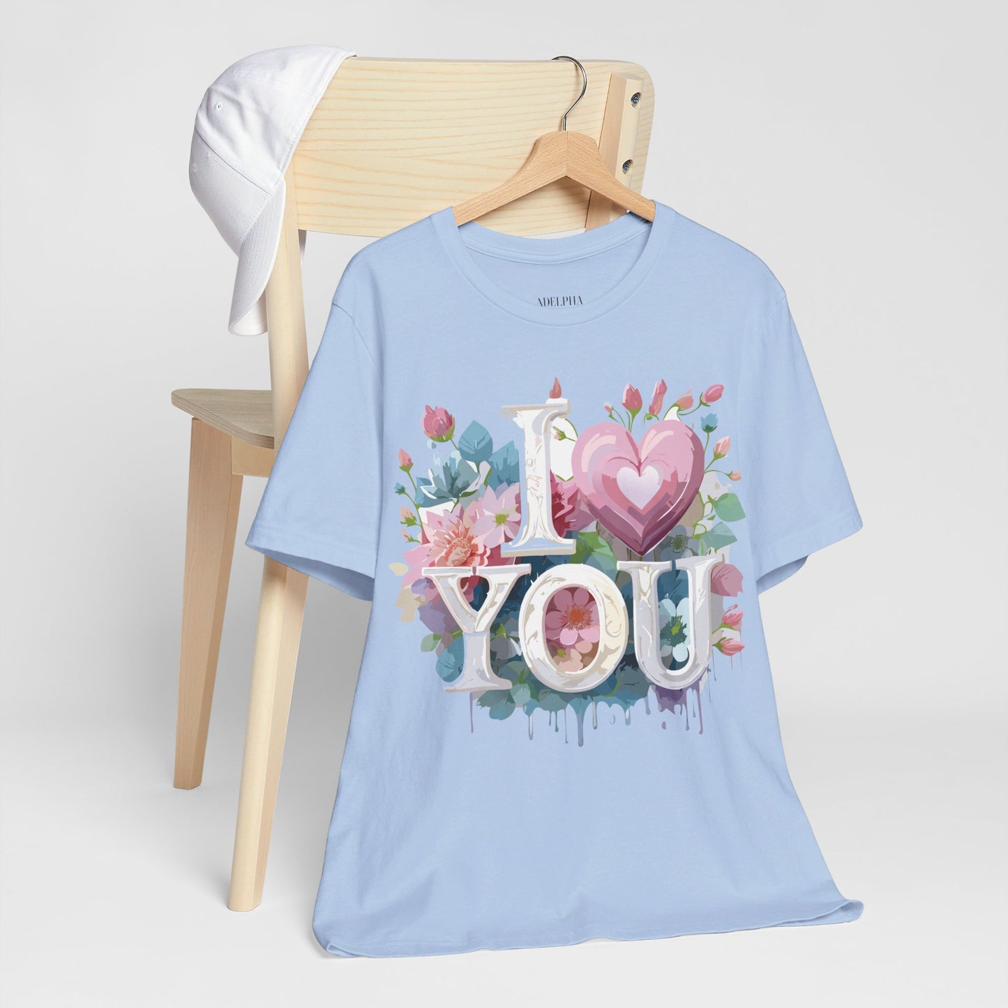 Natural Cotton Tee Shirt - Love story Collection