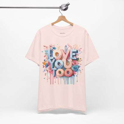 Natural Cotton Tee Shirt - Love story Collection Printify