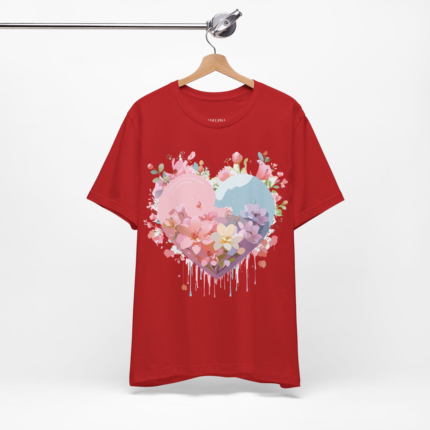 T-Shirt aus natürlicher Baumwolle – Love Story Collection