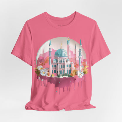 Natural Cotton Tee Shirt - Istanbul, Turkey Printify