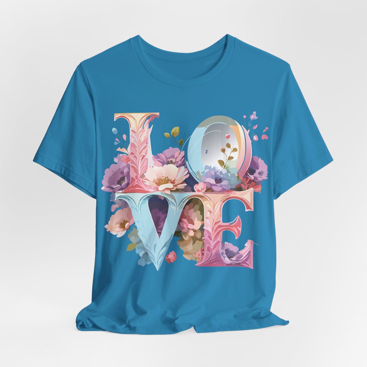 T-Shirt aus natürlicher Baumwolle – Love Story Collection