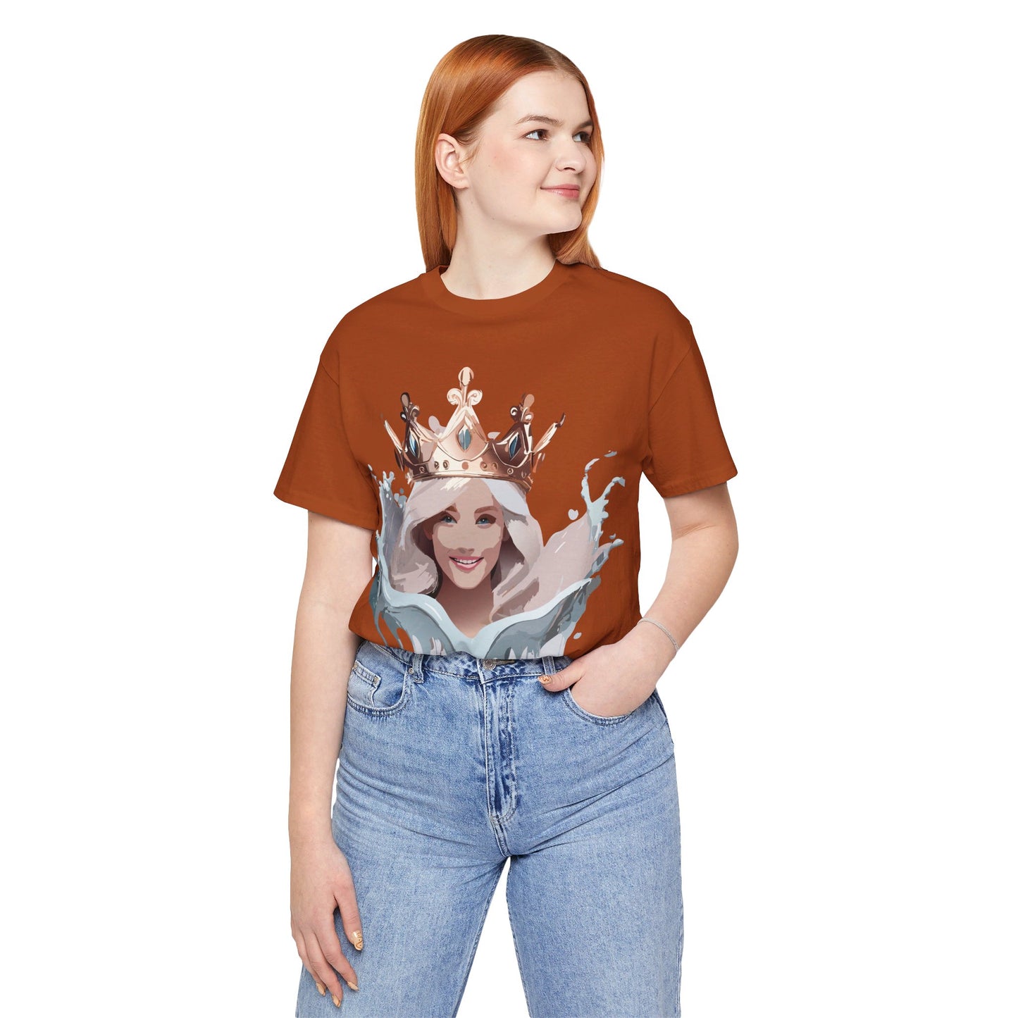 T-shirt en coton naturel - Collection Queen