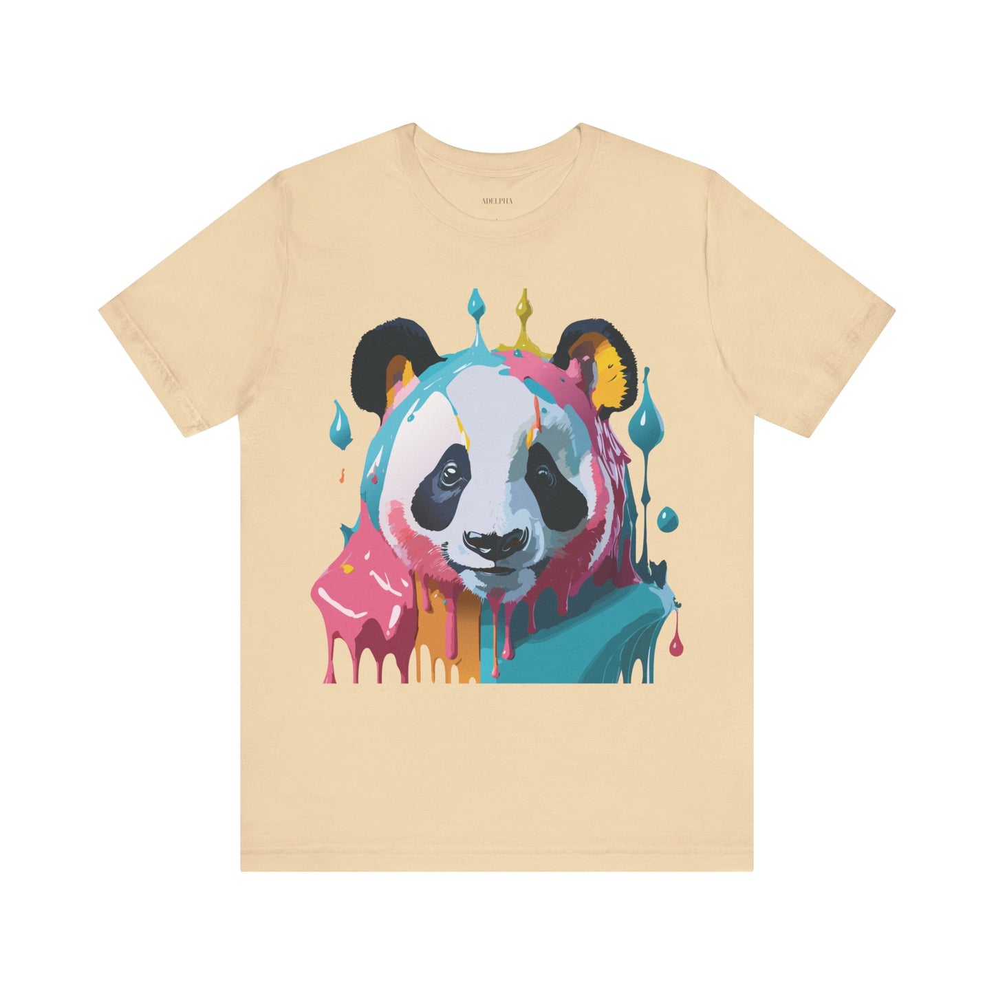 T-shirt en coton naturel avec panda