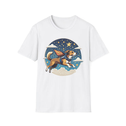 Dog Shirt Unisex Animal Print Tee Hundred Percent Cotton Softstyle Gildan 64000