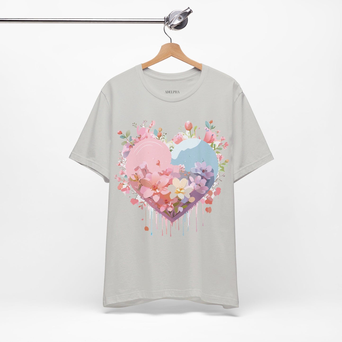 T-shirt en coton naturel - Collection Love story