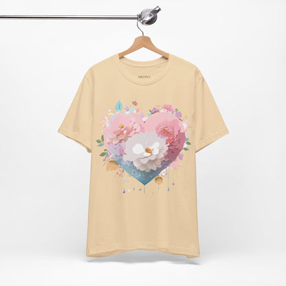 Natural Cotton Tee Shirt - Love story Collection Printify
