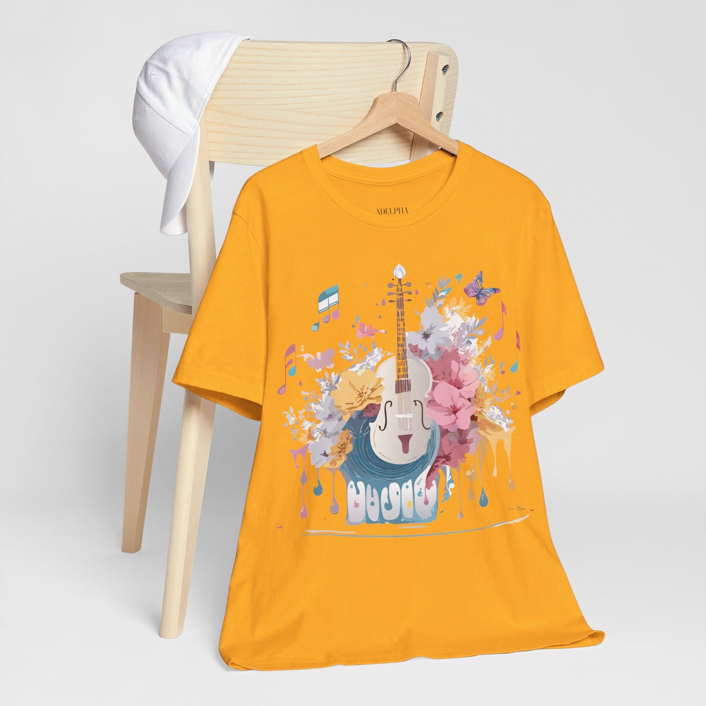 Natural Cotton Tee Shirt - Music collection