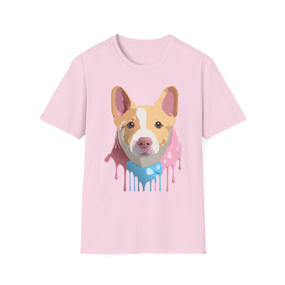 Dog Shirt Unisex Animal Print Tee Cotton T Shirt For Pet Lovers