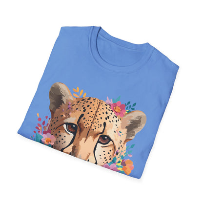 Cheetah Print Unisex Softstyle Tee Gildan 64000 Cotton Short Sleeve Shirt