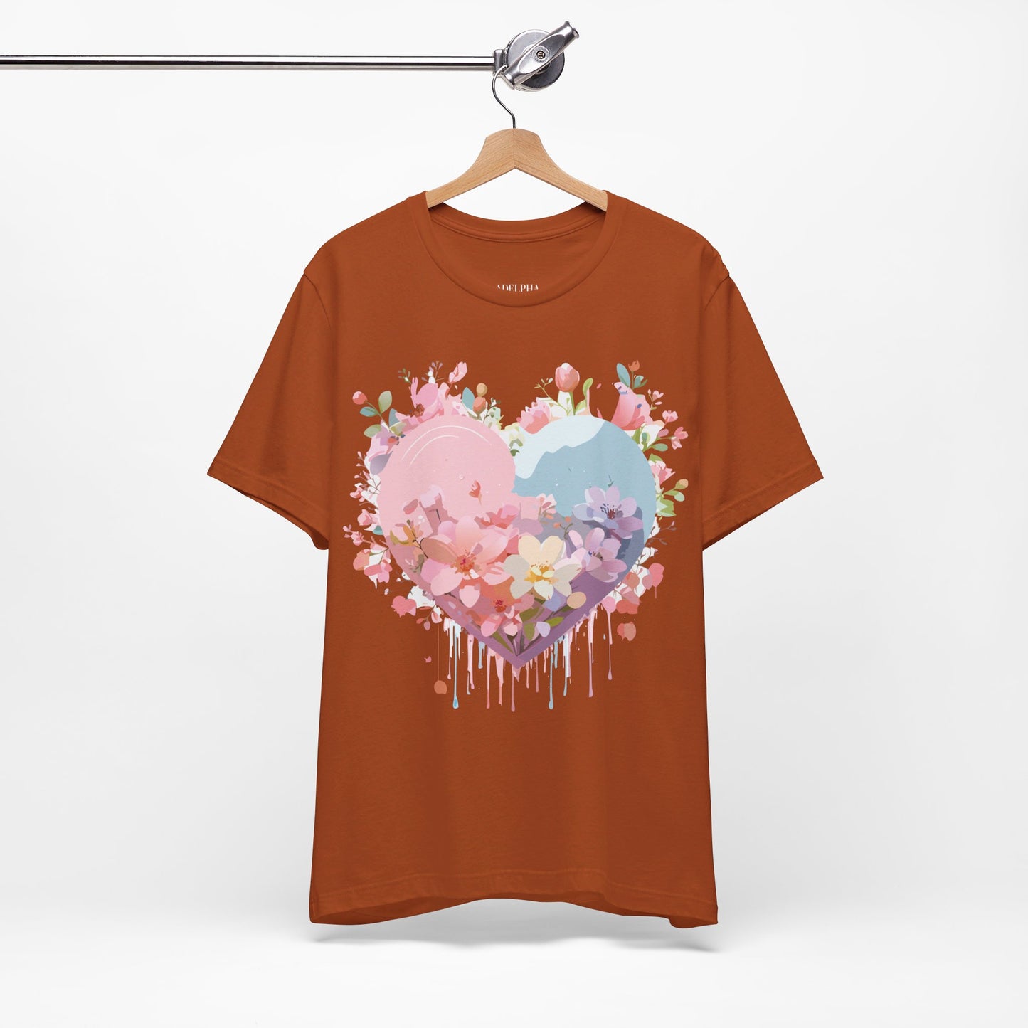 T-Shirt aus natürlicher Baumwolle – Love Story Collection