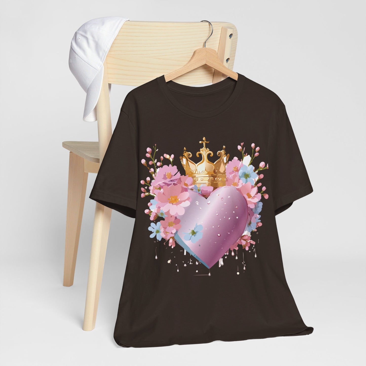 T-Shirt aus natürlicher Baumwolle – Love Story Collection