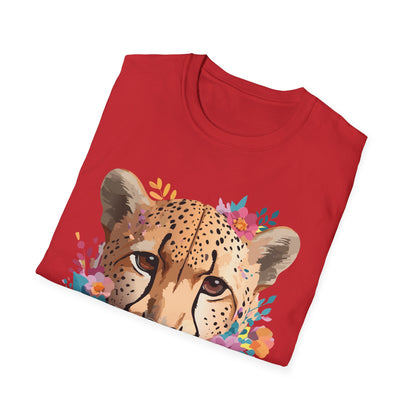 Cheetah Print Unisex Softstyle Tee Gildan 64000 Cotton Short Sleeve Shirt