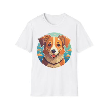 Dog Shirt Unisex Animal Tee One Hundred Percent Cotton Softstyle Gildan 64000