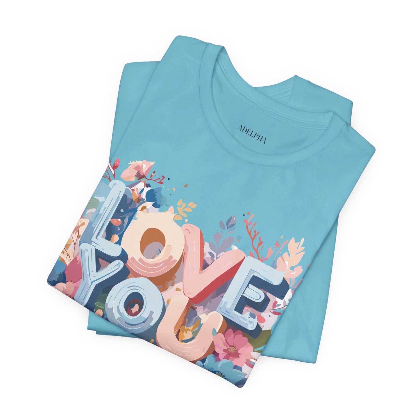 T-shirt en coton naturel - Collection Love story