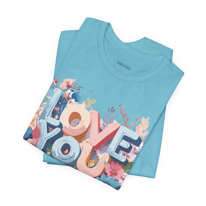 Natural Cotton Tee Shirt - Love story Collection Printify