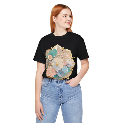 Natural Cotton Tee Shirt - Medallion Collection Printify