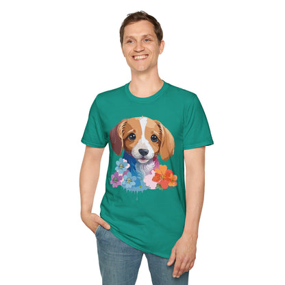 Unisex Dog Shirt Animal Graphic Tee Soft Cotton Gildan 64000