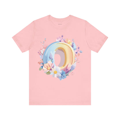 Natural Cotton Tee Shirt - Letters Collection - O Printify
