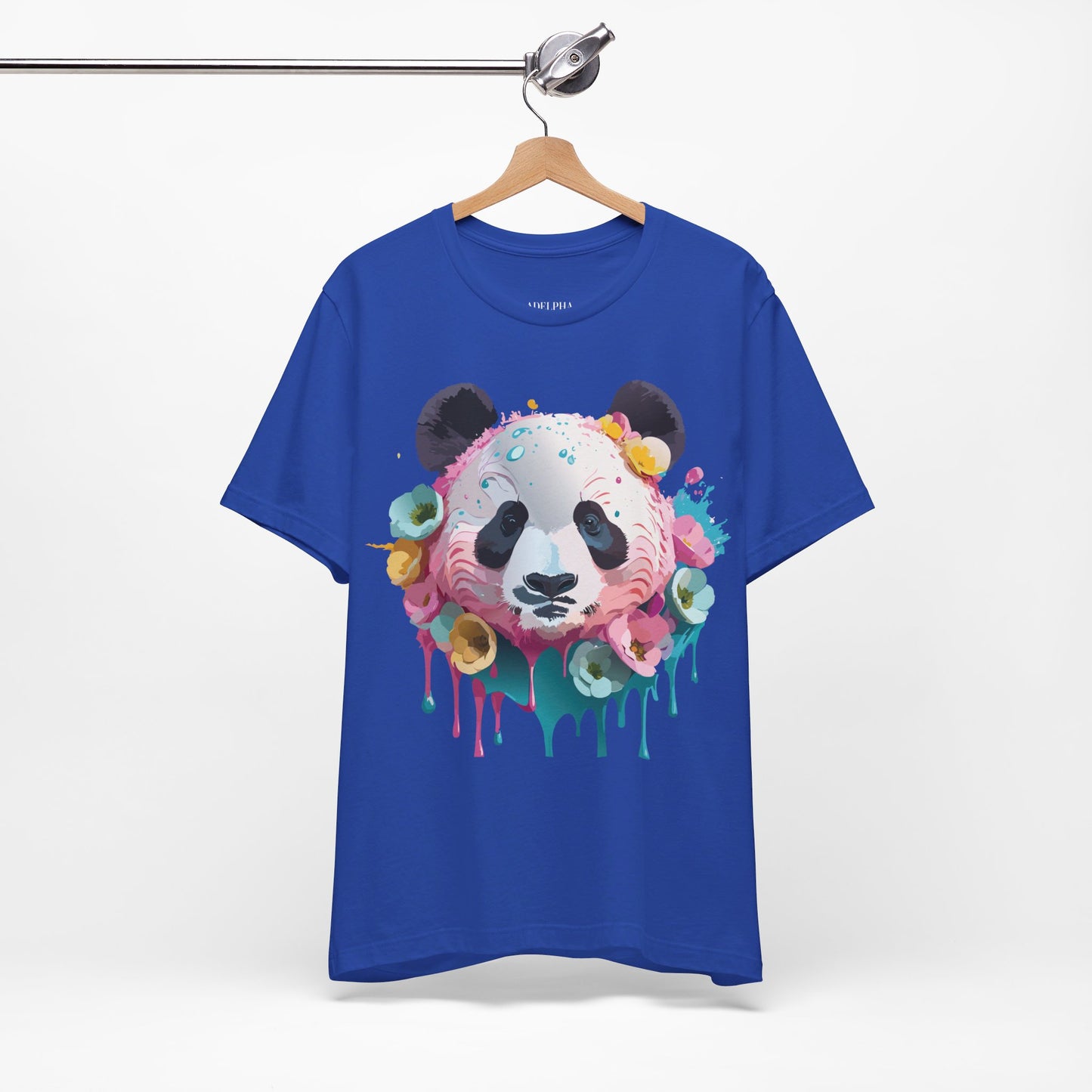 T-shirt en coton naturel avec panda