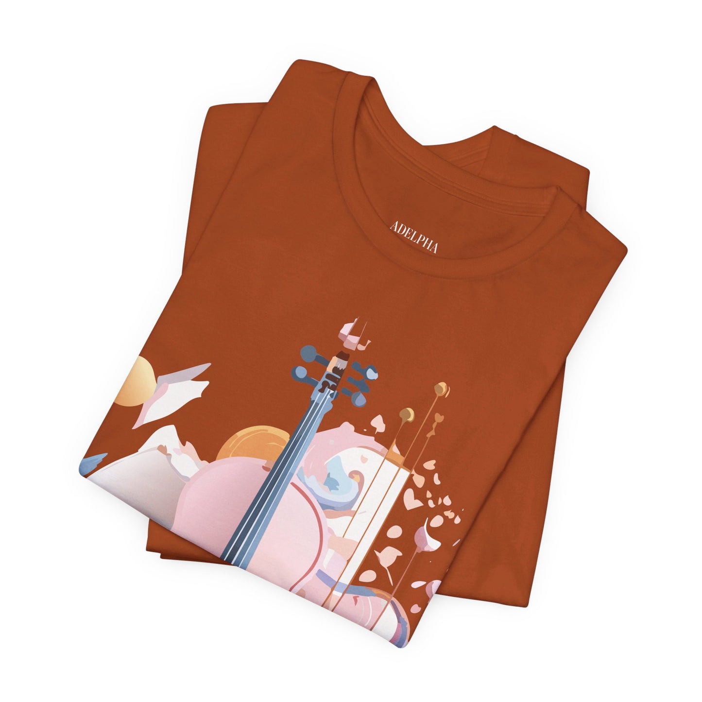 Natural Cotton Tee Shirt - Music Collection