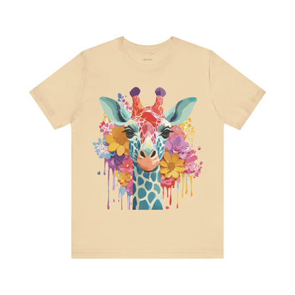 Shirt with Animals | Giraffe Printify