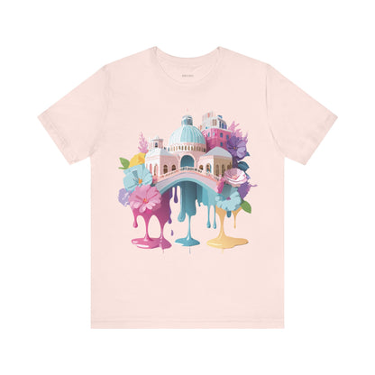 Natural Cotton Tee Shirt - Beautiful Places Collection - Venice Printify