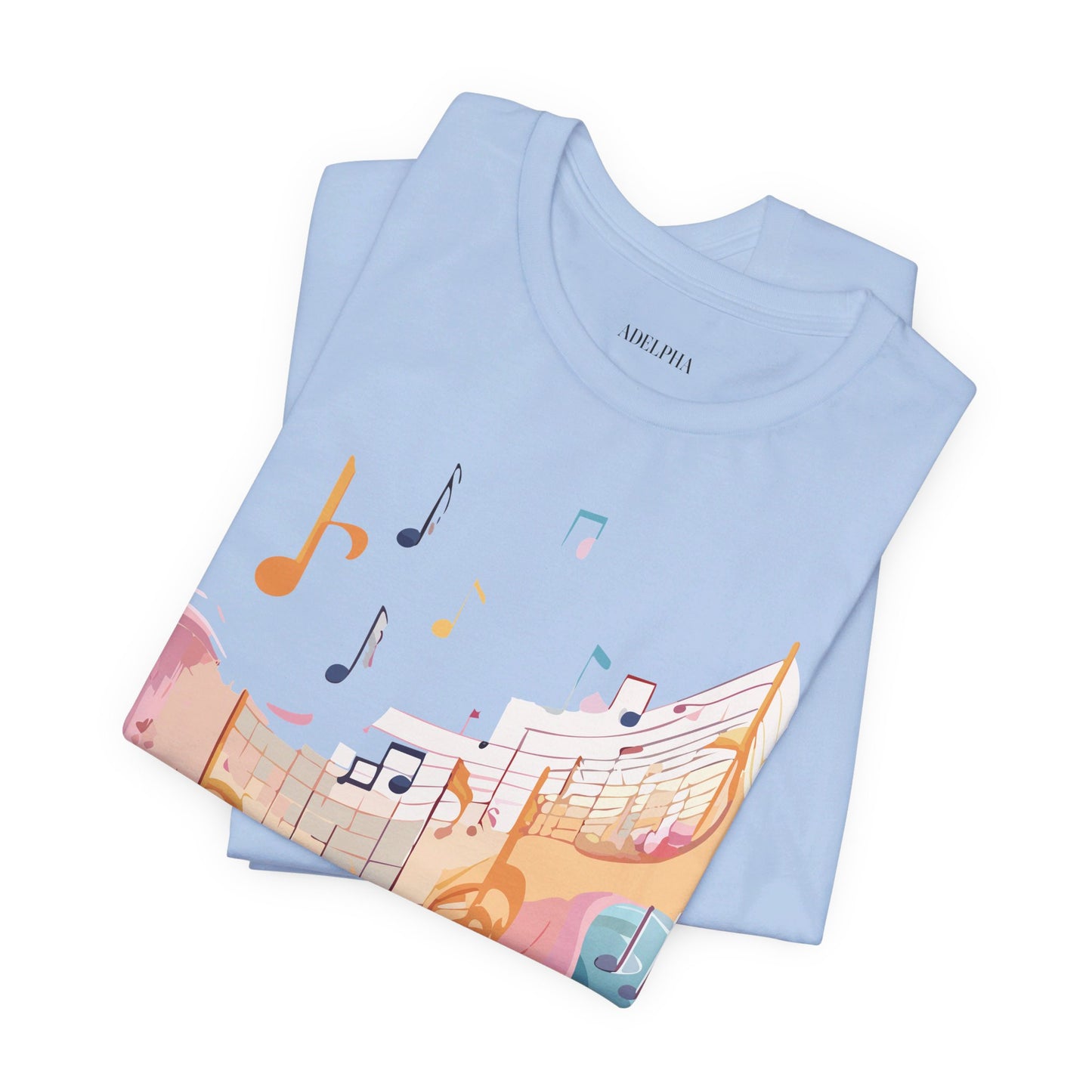 T-shirt en coton naturel - Collection Musique