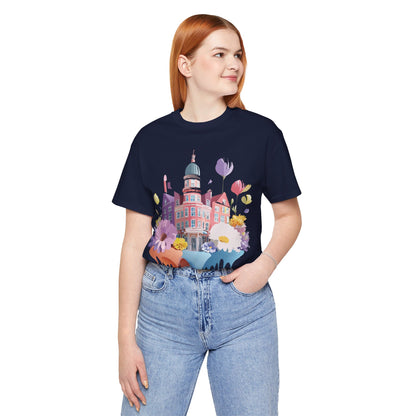 Natural Cotton Tee Shirt - Beautiful Places Collection - Amsterdam Printify