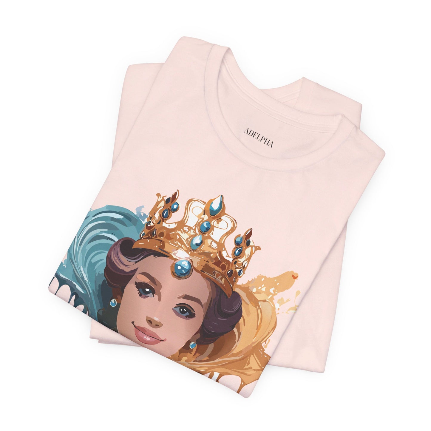 T-Shirt aus natürlicher Baumwolle – Queen Collection