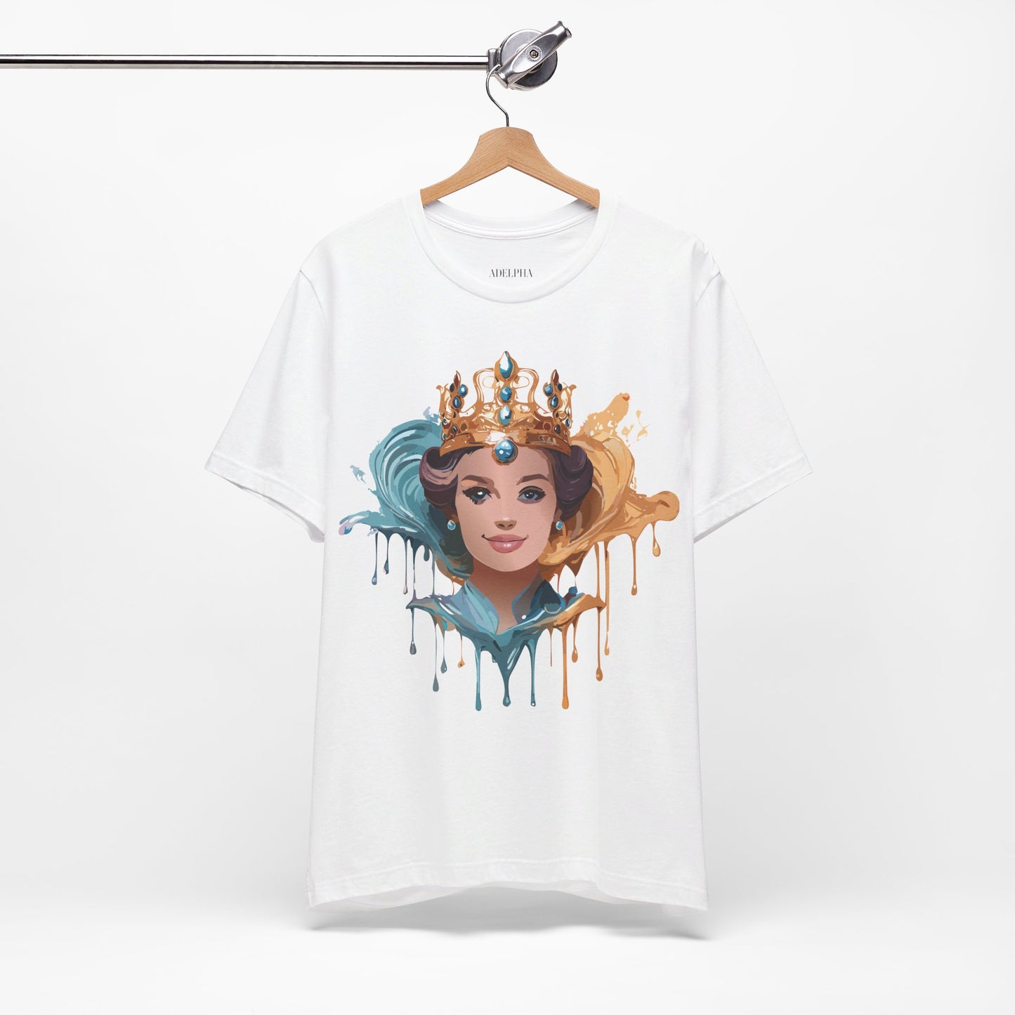 T-Shirt aus natürlicher Baumwolle – Queen Collection