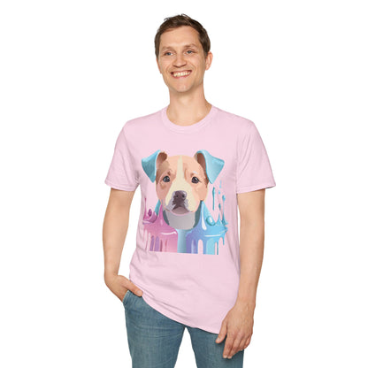Dog Shirt Unisex Animal Tee Softstyle Gildan 64000 Cotton Tee