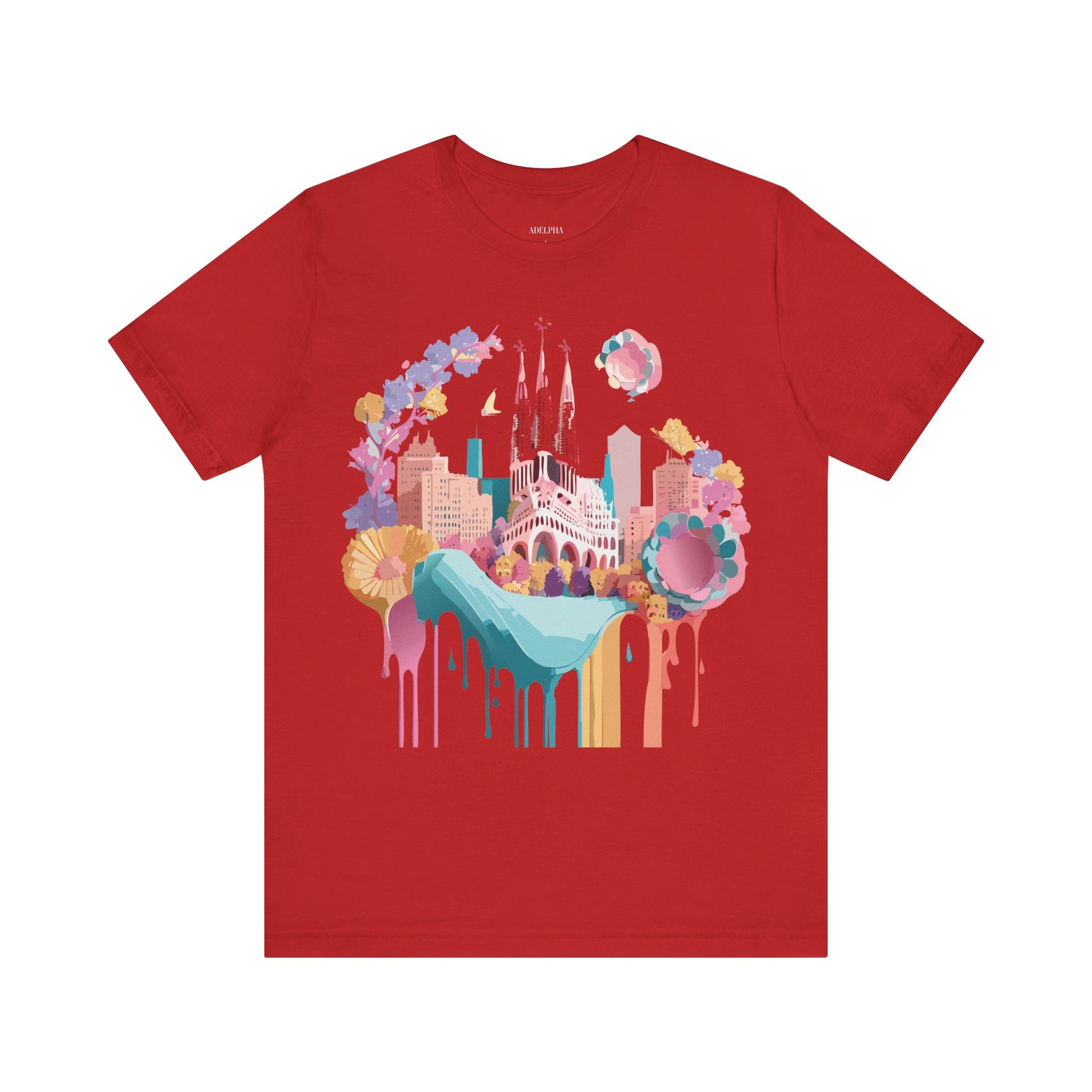 Tourist Shirt, Shirt with Barcelona - ADELPHA