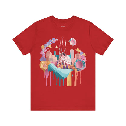 Tourist Shirt, Shirt with Barcelona - ADELPHA