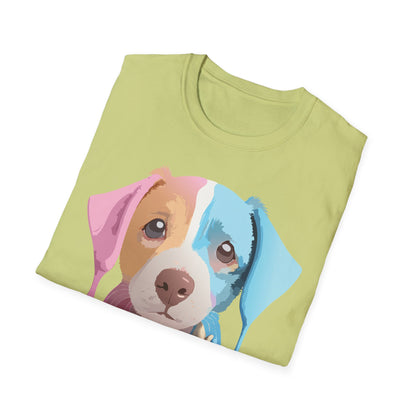 Unisex Dog Shirt Animal Tee Gildan Softstyle 64000 Cotton Tee