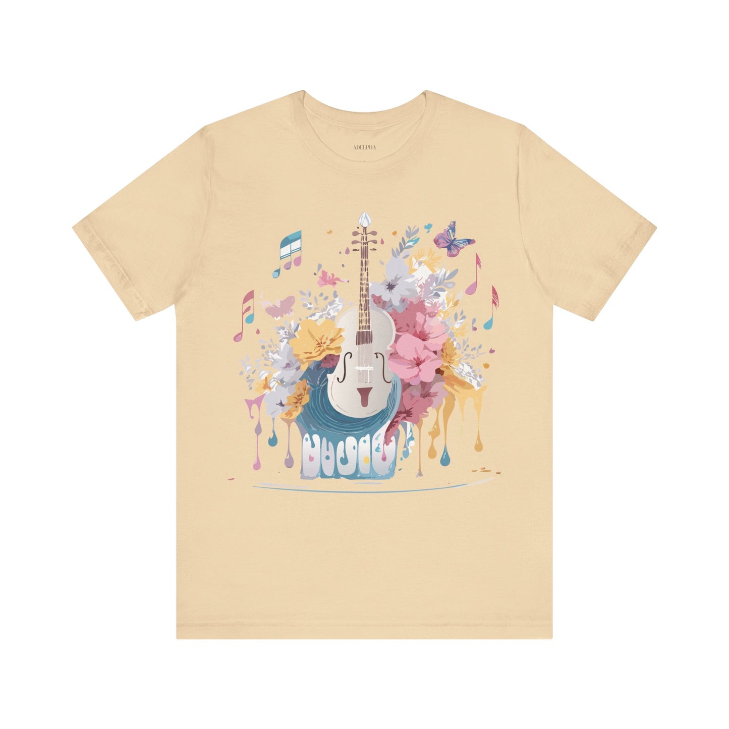 Natural Cotton Tee Shirt - Music collection