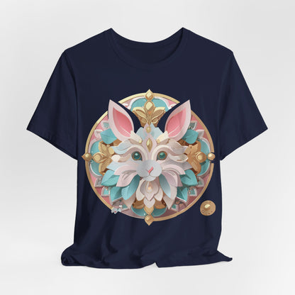 Natural Cotton Tee Shirt - Medallion Collection Printify