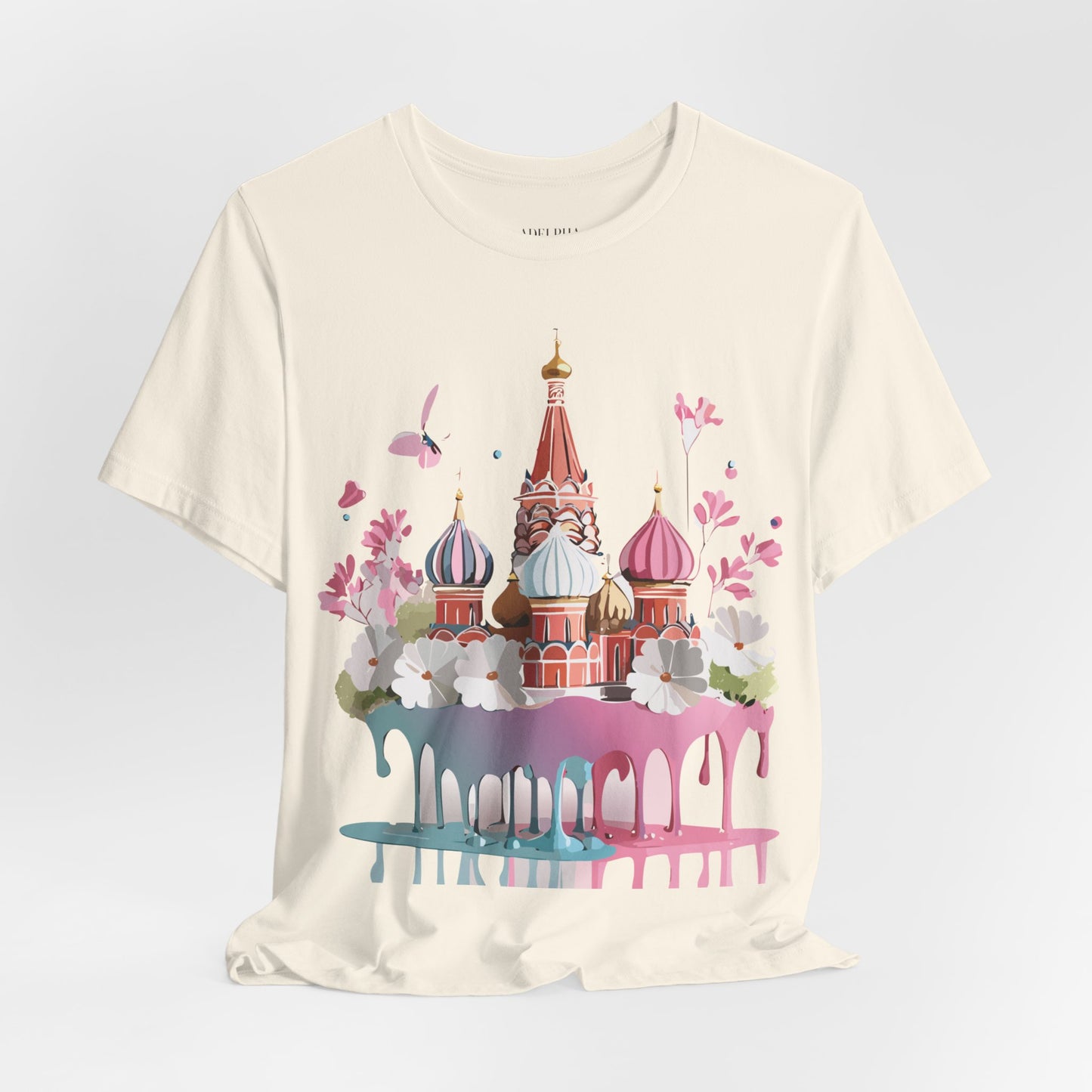 Natural Cotton Tee Shirt - Beautiful Places Collection - Moscow