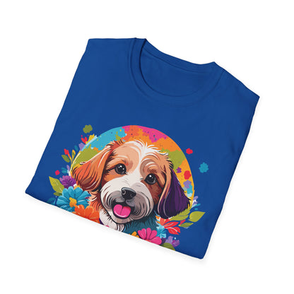 Unisex Dog Shirt Softstyle Cotton Tee Gildan 64000 Animal Tee