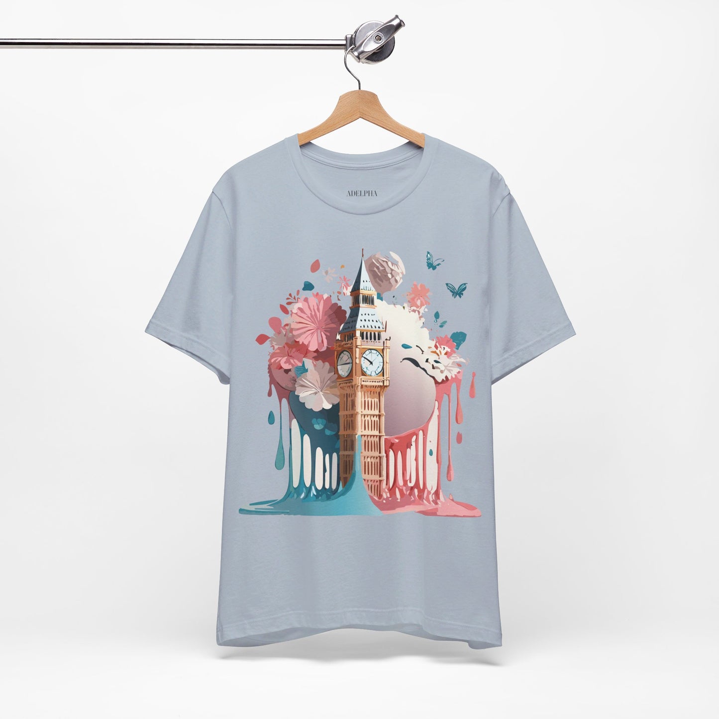 Natural Cotton Tee Shirt - Beautiful Places Collection - London