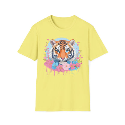 Tiger Shirt Unisex Softstyle T Shirt Gildan 64000 Animal Tee