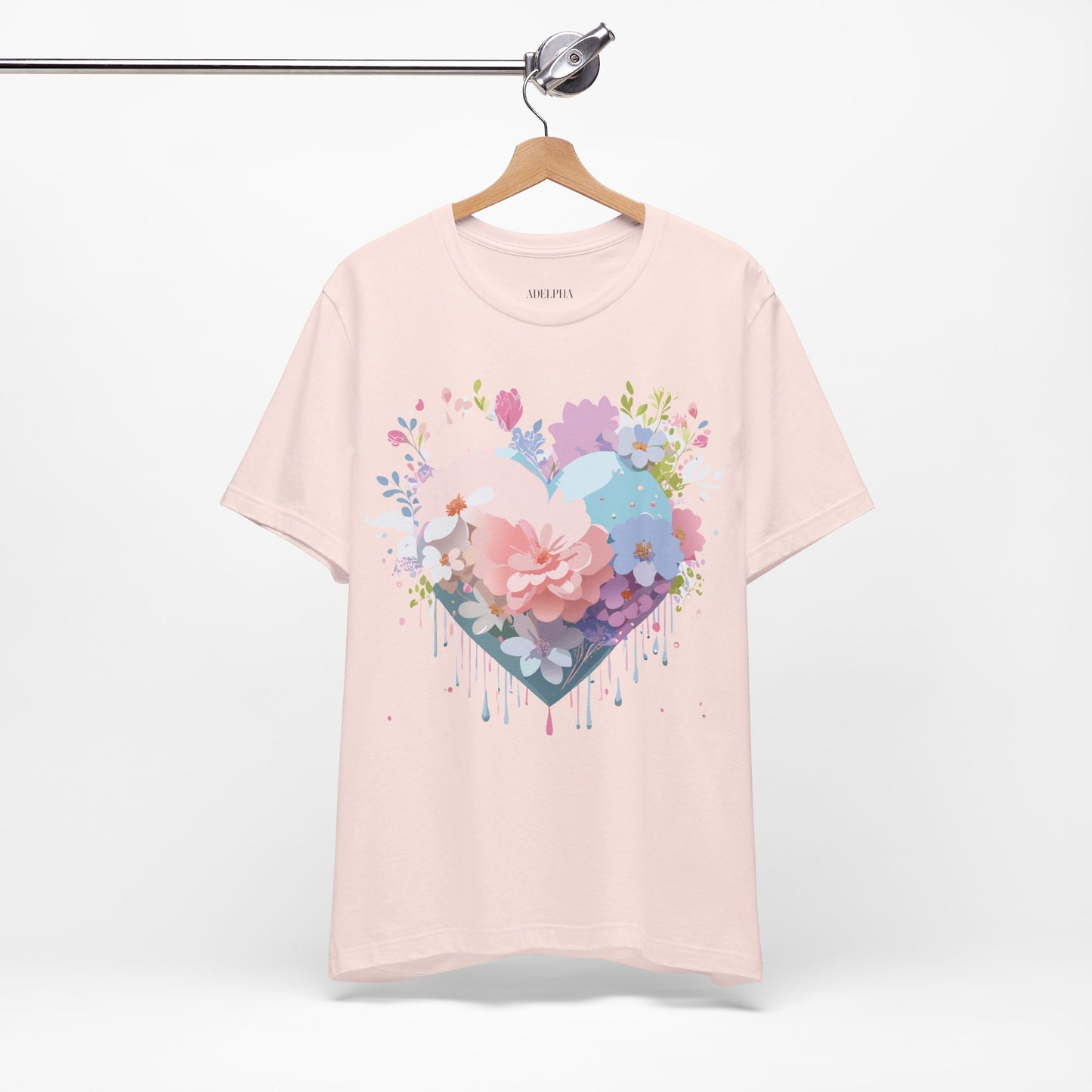 Natural Cotton Tee Shirt - Love story Collection