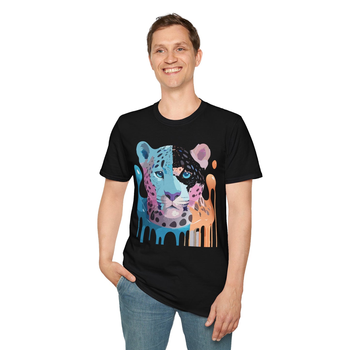 Cheetah Shirt, Shirt with Cheetah, Cheetah Tee, Shirt with Animals