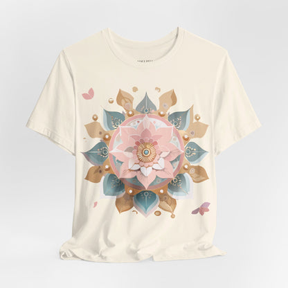 Natural Cotton Tee Shirt - Medallion Collection Printify