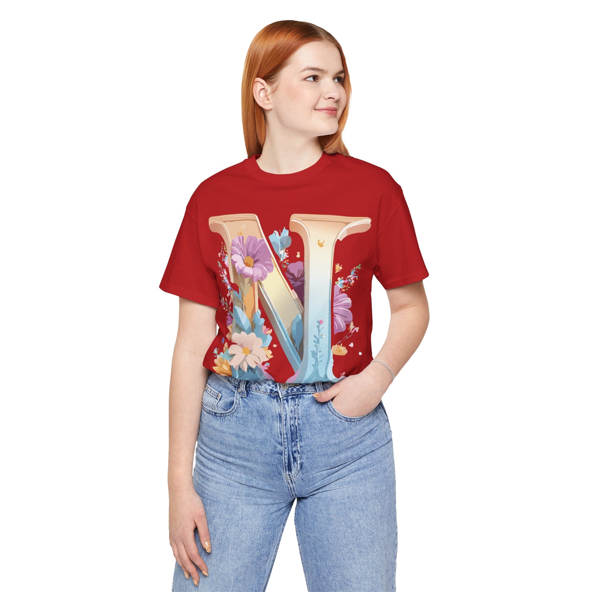 Letter Shirt, Letter N Shirt - ADELPHA