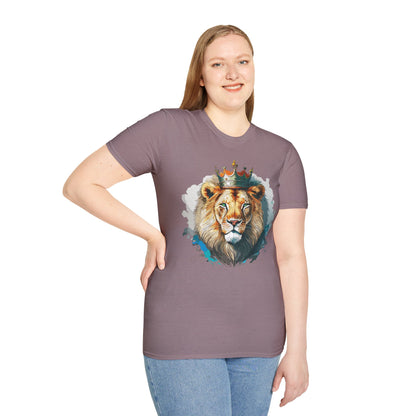 Lion Shirt Unisex Animal Tee Softstyle 64000 100 Percent Ring Spun Cotton