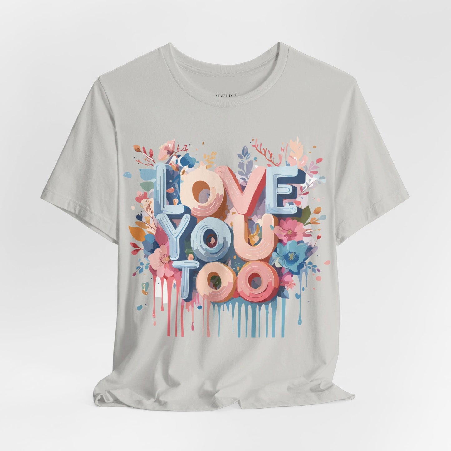 T-Shirt aus natürlicher Baumwolle – Love Story-Kollektion