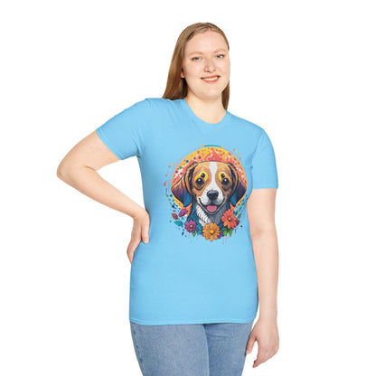 Dog Shirt Unisex Animal Tee Gildan 64000 Softstyle Ring Spun Cotton