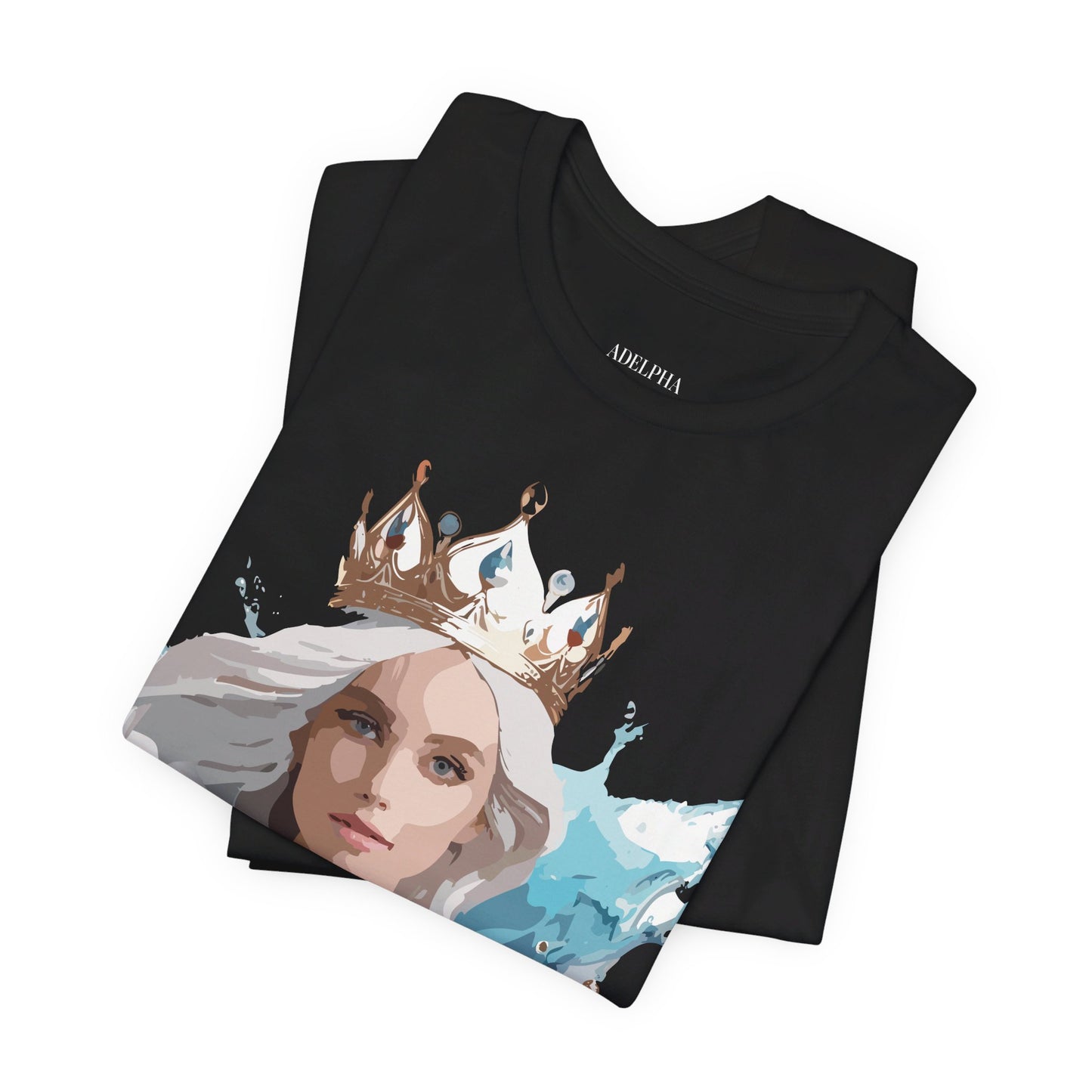 T-Shirt aus natürlicher Baumwolle – Queen Collection