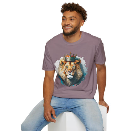 Lion Shirt Unisex Animal Tee Softstyle 64000 100 Percent Ring Spun Cotton